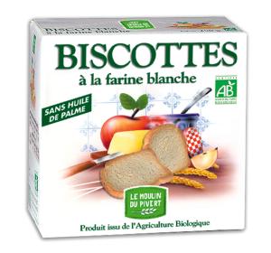 BISCOTTE BLANCHE SANS SUCRE AJOUTE