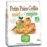 PETITS PAINS AU MIEL ET RAISIN