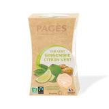 THE VERT AU GINGEMBRE ET CITRON VERT PAG